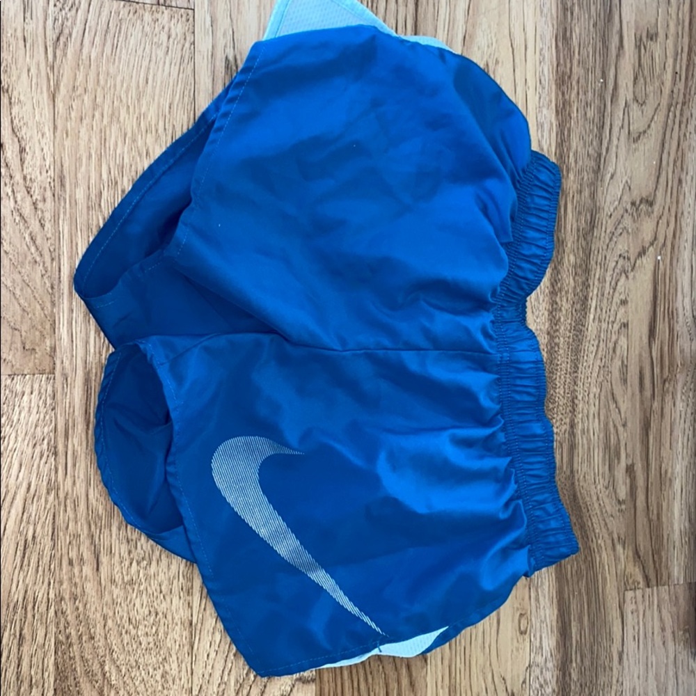 blue nike shorts